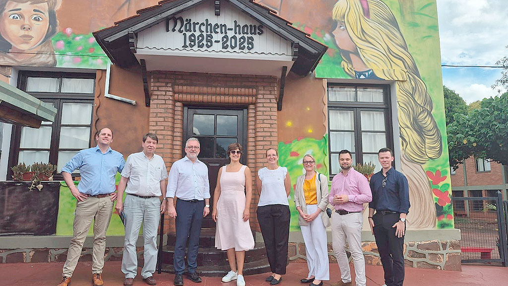 Bernd Fabritius, Misiones, Alemania, Argentina, Stiftung Verbundenheit, FAAG, Alem, Oberá, Montecarlo, Eldorado, comunidad alemana de Misiones, asociaciones argentino-germanas, Germán Lehrke, Dr. Marco Just Quiles, Silvia Saenger, Ulises Morel, Gabriel Podevils, Sara Carolina Butvilofsky