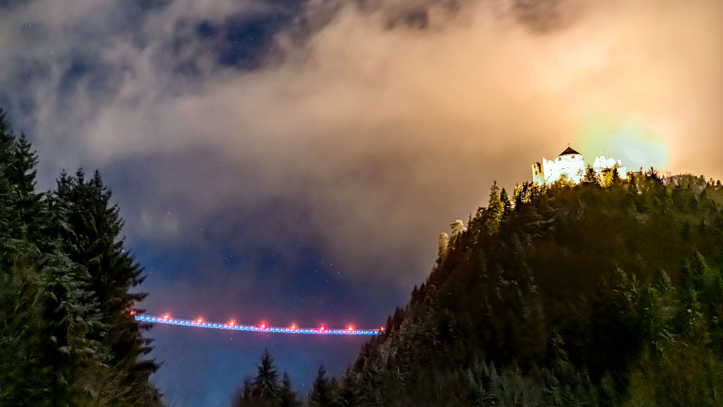 Highline 179, Tirol , Castillo Ehrenberg, puente colgante, Austria, Alpes, Highline 179 Tirol, puente colgante Austria, puente tibetano Reutte, castillo Ehrenberg Tirol, turismo aventura Austria, puente peatonal más largo, Tirol que visitar, puente Guinness récord Austria, viaje Tirol invierno, turismo Alpes austriacos