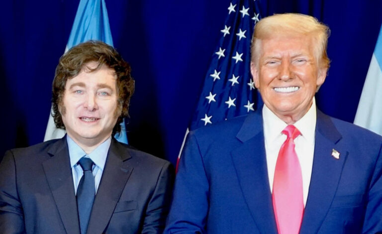 Javier Milei, Donald Trump,, Argentina, Medio Oriente