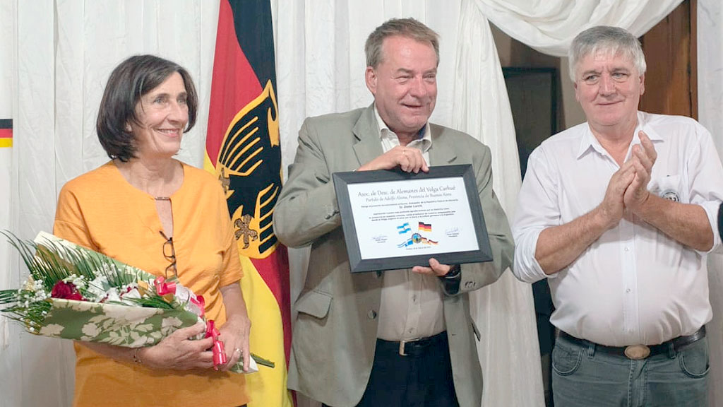 Dieter Lamlé, Stiftung Verbundenheit, FAAG, Embajador Alemania Argentina visita, Dieter Lamlé comunidad alemana Buenos Aires, Stiftung Verbundenheit América Latina, FAAG Federación Asociaciones Argentino-Germanas, comunidad alemana sur bonaerense, Bahía Blanca colectividad alemana, Coronel Suárez colonias alemanas Argentina, Fundación Hogar Rodolfo Funke Tornquist