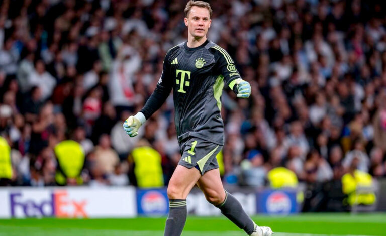 Manuel Neuer, Bayern Múnich, Champions League, Nagelsmann arquero titular, Real Madrid 2026, Neuer selección alemana Mundial, Neuer Jugador del Partido, Bayern Múnich cuartos de final, Neuer atajadas Bernabéu, selección alemana arquero Mundial, Neuer retiro selección, Bayern Madrid ida cuartos, Kylian Mbappé, Vinicius Junior, Jude Bellingham