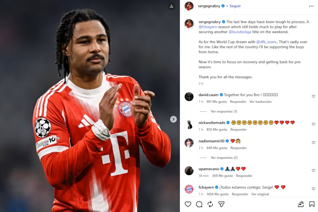 Serge Gnabry, Mundial 2026, selección de Alemania