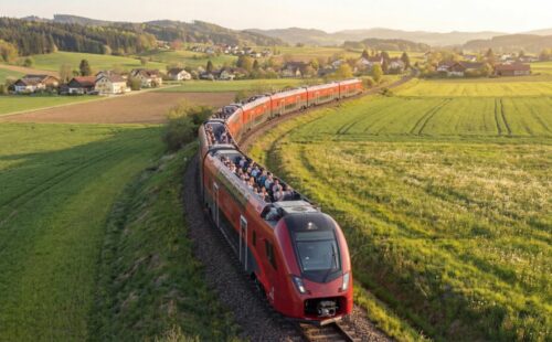 Austria, Railjet Sun Deck, tren descapotable