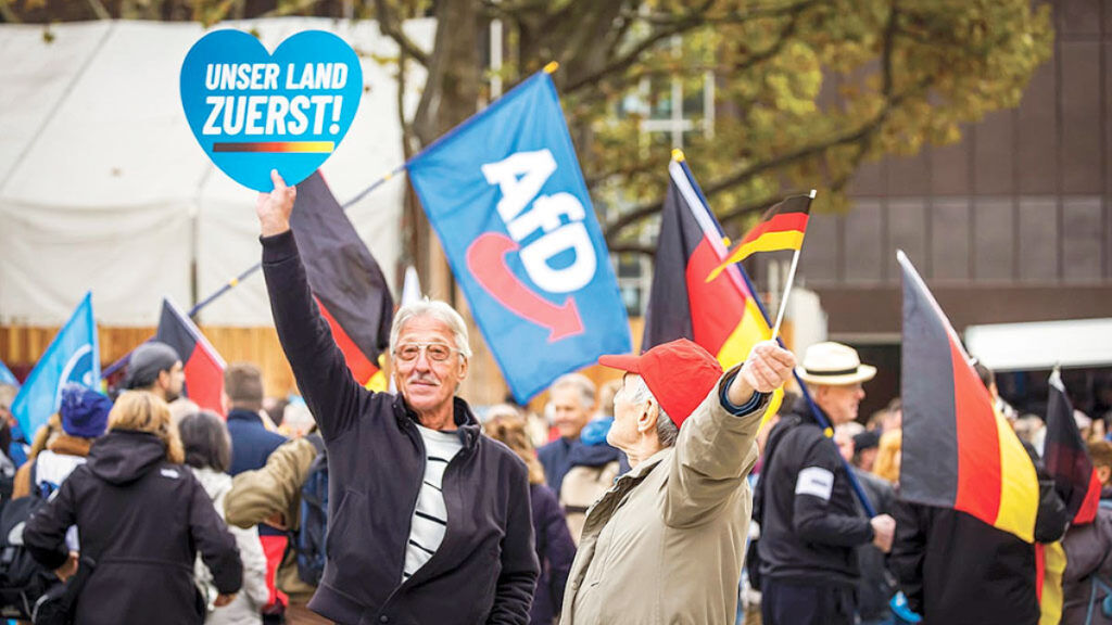 AfD, DeutschlandTrend, Friedrich Merz, AfD supera a la Unión, DeutschlandTrend mayo 2026, encuesta Infratest dimap, Friedrich Merz aprobación, coalición negra-roja Alemania, Alice Weidel AfD, ultraderecha Alemania, crisis del gobierno alemán, Boris Pistorius popularidad, Sonntagsfrage Alemania, política alemana 2026