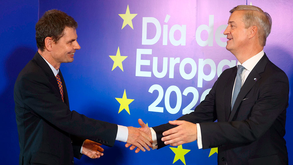Día de Europa, Unión Europea, Erik Høeg, acuerdo UE-Mercosur, Dieter Lamlé, Gerhard Mayer