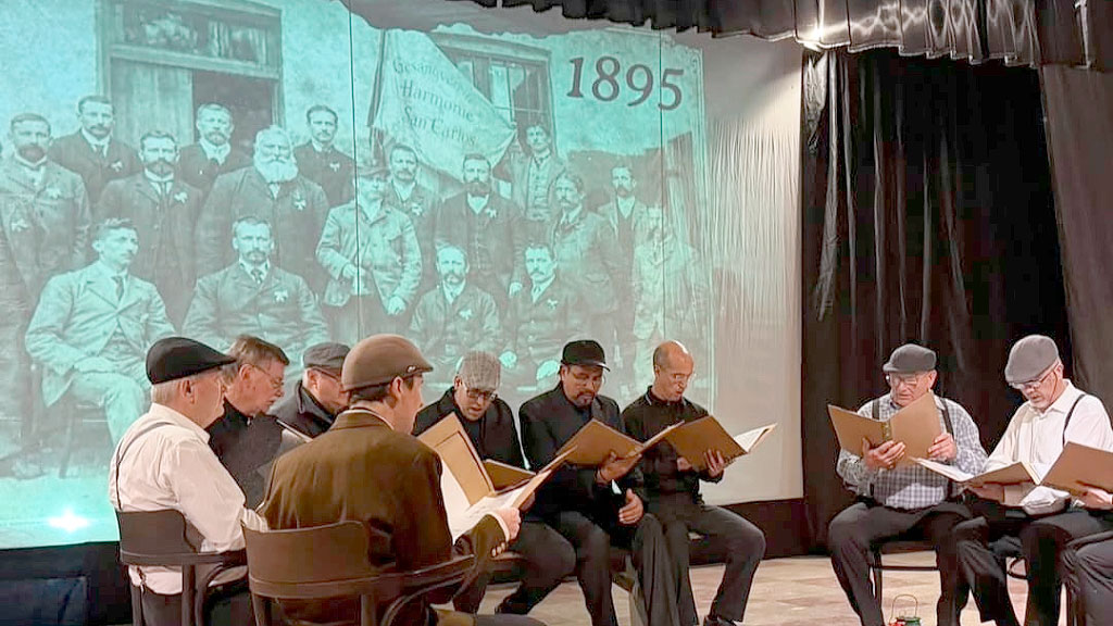 Sociedad de Canto Harmonie, San Carlos Sud, Maximiliano Pullaro, 150 aniversario San Carlos Sud, Santa Fe