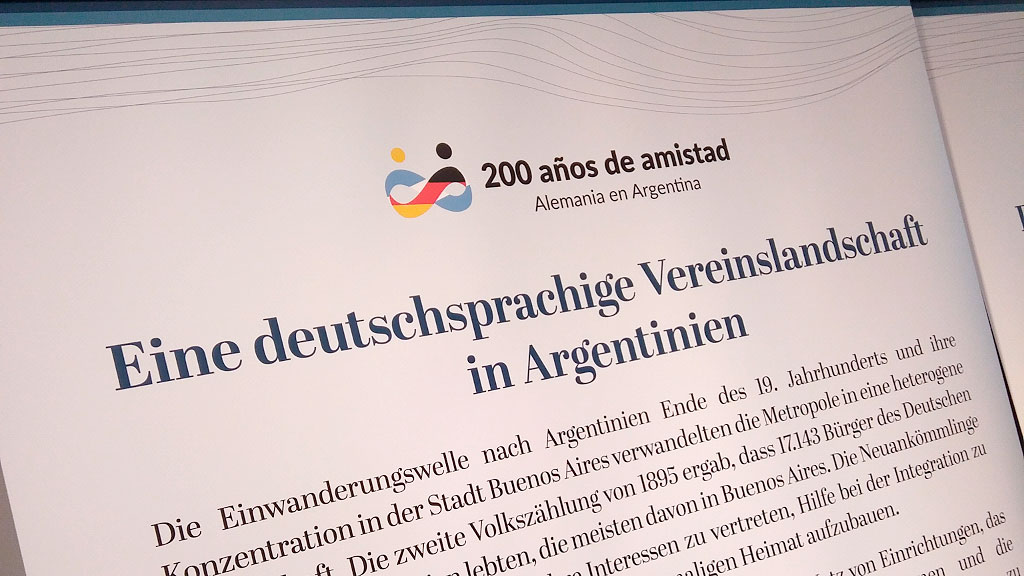 Inmigración alemana, Berlín, FAAG, Stiftung Verbundenheit, DIHA, Relaciones germano-argentinas, Bicentenario, Embajada Argentina en Alemania, exposición 200 años de inmigración alemana, muestra sobre inmigración alemana en Berlín, historia de los alemanes en Argentina, bicentenario de las relaciones entre Alemania y Argentina, legado de la inmigración alemana en Argentina