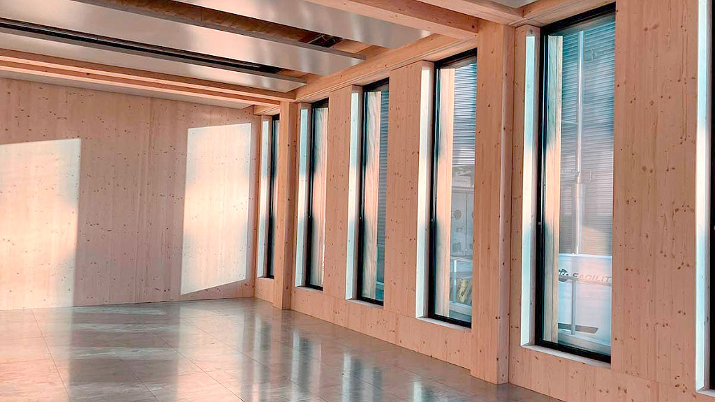 NiTO Holzstein, Construcción sostenible, Alemania, Arquitectura modular, Viviendas de madera, Innovación alemana, Tecnología constructiva, cómo construir una casa en siete días, sistema alemán de construcción en madera, viviendas modulares de madera maciza, construcción sin cemento ni tornillos, tecnología alemana para construir casas
