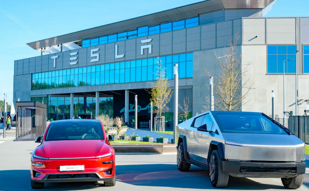 Tesla, Alemania, Grünheide, Elon Musk, Model Y, baterías Tesla, fábrica Tesla Europa, vehículos eléctricos Alemania, Andre Thierig, Gigafactory Berlin, Tesla empleo Alemania, producción de baterías, industria automotriz alemana, autos eléctricos