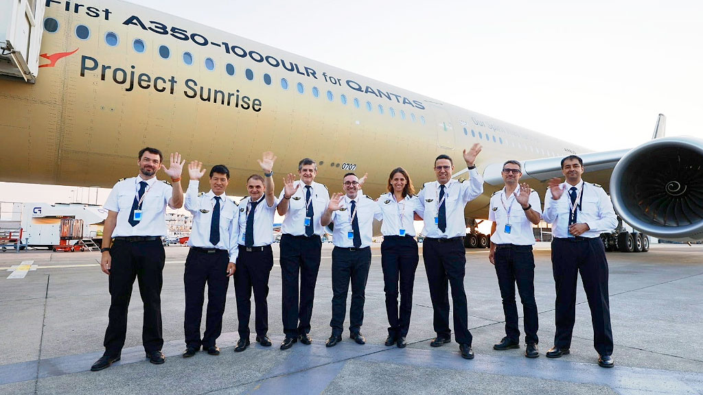 Airbus, Qantas, Project Sunrise, Aviación comercial, Australia, Toulouse, Vuelos de larga distancia, Airbus récord vuelo, vuelo sin escalas Australia Europa, Qantas Project Sunrise, vuelo más largo del mundo, Airbus A350, vuelos ultra larga distancia, Melbourne Toulouse, vuelos directos Sídney Londres, aviación comercial, Airbus Qantas