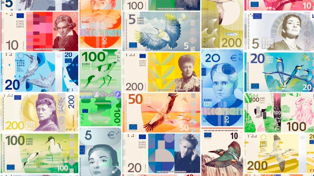 billetes de euro, Banco Central Europeo, Eurozona, nuevos billetes de euro, Banco Central Europeo, BCE, euro, nuevos diseños del euro, consulta pública BCE, Christine Lagarde, billetes europeos, cultura europea, ríos y aves, diseño de los billetes de euro, identidad europea, renovación del euro, billetes de la Unión Europea
