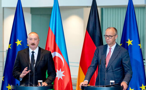 Friedrich Merz, Ilham Alíyev, Alemania, Azerbaiyán, Guerra en Ucrania, Rusia, Energía, Ucrania, reuniones secretas, gas de Azerbaiyán, energía Alemania, diplomacia, cooperación energética