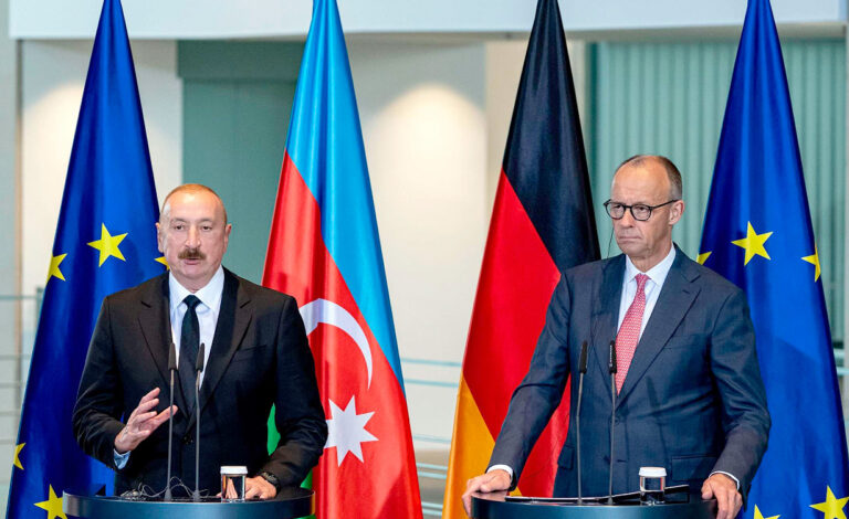 Friedrich Merz, Ilham Alíyev, Alemania, Azerbaiyán, Guerra en Ucrania, Rusia, Energía, Ucrania, reuniones secretas, gas de Azerbaiyán, energía Alemania, diplomacia, cooperación energética