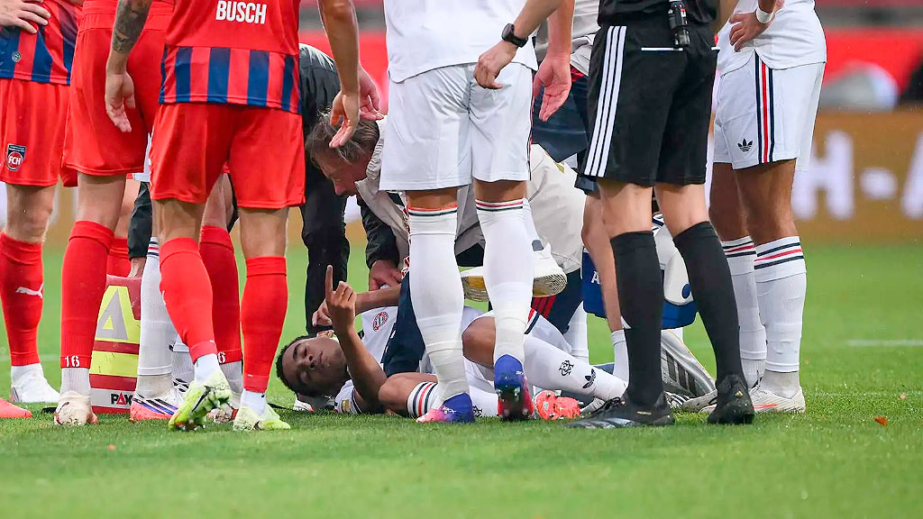 Jamal Musiala, Bayern Múnich, Disfunción neurológica, Jamal Musiala diagnóstico, Jamal Musiala salud, Jamal Musiala colapso, Bayern Múnich, ausencias neurológicas, Musiala Heidenheim, Musiala RB Leipzig, Uli Hoeneß Musiala, fútbol alemán