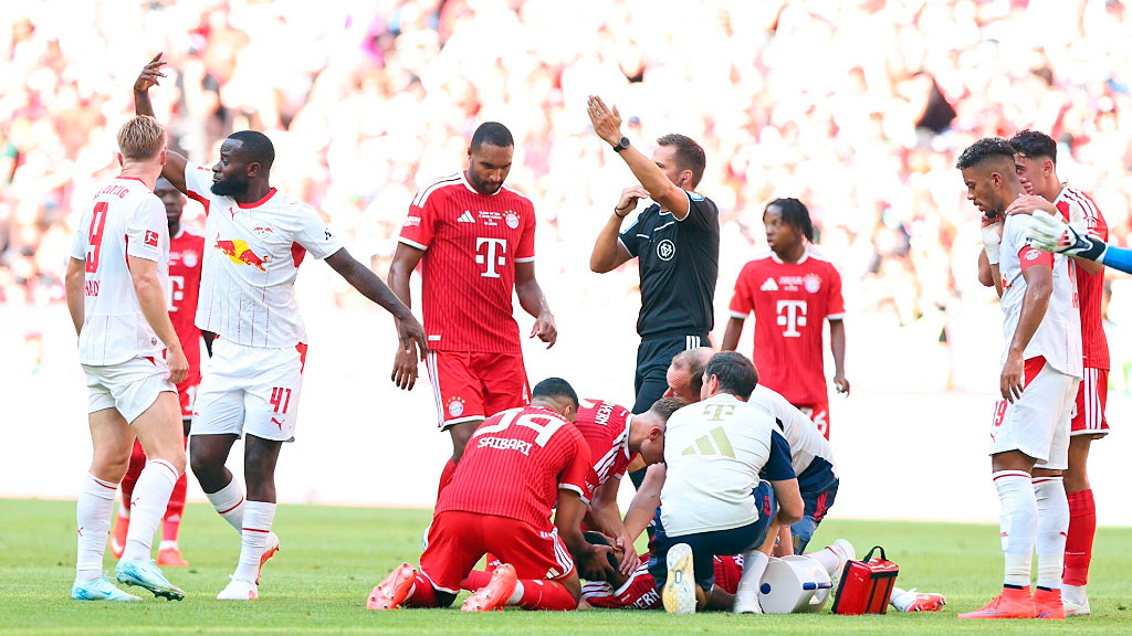Jamal Musiala, Bayern Múnich, Disfunción neurológica, Jamal Musiala diagnóstico, Jamal Musiala salud, Jamal Musiala colapso, Bayern Múnich, ausencias neurológicas, Musiala Heidenheim, Musiala RB Leipzig, Uli Hoeneß Musiala, fútbol alemán