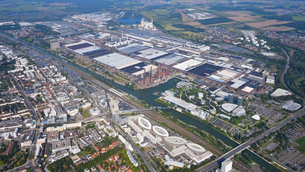 Aerial image of the Wolfsburg Volkswagen Plant