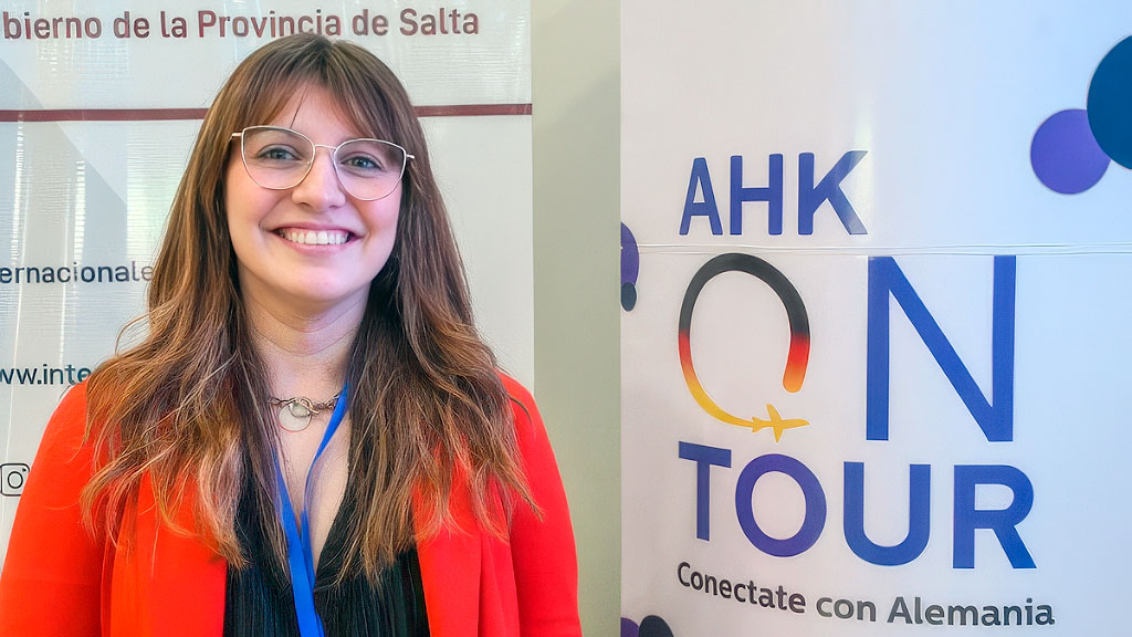 Salta, AHK Argentina, Argentina, Alemania, AHK On Tour Salta, exportaciones Salta Alemania, empresas alemanas en Salta, inversiones alemanas en Salta, Siemens Salta, Wilo Argentina, Rhenus Logistics, Germany Trade & Invest, minería Salta Alemania, litio Salta Alemania, boratos Salta, exportaciones mineras Salta, comercio Argentina Alemania, empresas alemanas Argentina, tecnología alemana en Argentina, logística Salta, producción salteña, US$ 46,59 millones, exportaciones Salta 2025, ProSalta, Julieta Barra, Tamara Simón