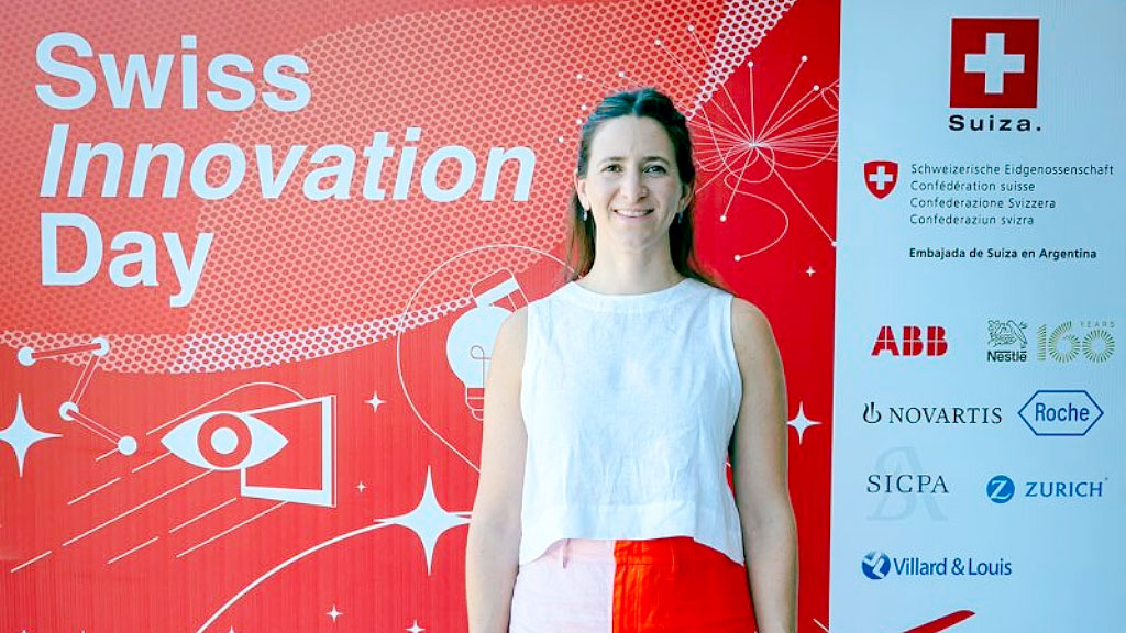 Swiss Innovation Day, Suiza, Argentina, Embajada de Suiza en Argentina, innovación suiza, startups argentinas en Suiza, ETH Zúrich, EPFL, María Friedrich, María Eugenia Barcos, Pilar Ferrer Amnova BioTech, Dante Paz CONICET, Stämm Suiza, cooperación científica Suiza Argentina, ecosistema de innovación suizo, supercomputadora HELVETIOS, Universidad Nacional de Córdoba, emprendimientos argentinos en Suiza