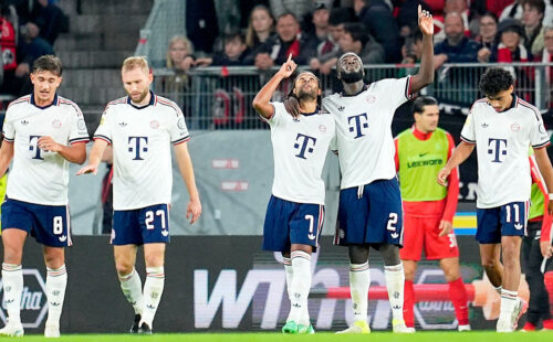 Bundesliga, fútbol alemán, Bayern Múnich, Borussia Dortmund, RB Leipzig, Werder Bremen, Hamburger SV, Hamburgo, Mainz 05, Hoffenheim, Borussia Mönchengladbach, Gladbach, Stuttgart, Leverkusen, Colonia, 1. FC Köln, Frankfurt, Unión Berlín, Friburgo, Freiburg, Augsburgo, Augsburg, Schalke 04, Paderborn, Elversberg, Martín Demichelis, Bundesliga Fecha 7 de la temporada 2026/27, resultados Bundesliga, previa Bundesliga, resumen Bundesliga