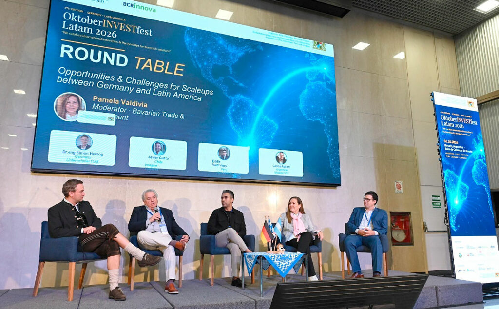 Argentinien, Bayern, Start-ups, Rosario Start-ups, Bayern Argentinien, deutsche Investoren Argentinien, Deeptech Lateinamerika, Start-ups Lateinamerika, OktoberINVESTfest Latam, Venture Capital Argentinien, deutsche Investoren Rosario, Bayern Lateinamerika, UnternehmerTUM Lateinamerika, PolyMera, Biotechnologie Lateinamerika, Agtech Argentinien, BCR Innova, deutsch-argentinische Wirtschaftsbeziehungen