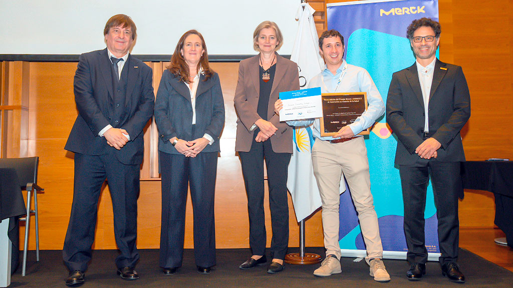 Merck, CONICET, cooperación argentino-alemana, Innovación en Ciencias de la Salud, ciencia argentina, cooperación argentino-alemana, Argentina Alemania ciencia, investigación científica Argentina, innovación en salud, Mariano Fernández Corazza, Héctor Ramiro Quintá, Hospital Alemán, Catalina Cullas, Daniel Salamone, Marcelo Ponte, epilepsia farmacorresistente, lesiones medulares, NViES, tecnología médica, investigación en salud, transferencia tecnológica, innovación científica, CONICET Merck, Premio de Innovación en Ciencias de la Salud