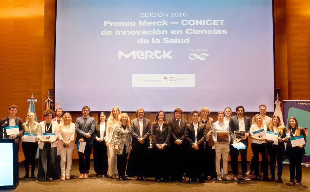 Merck, CONICET, cooperación argentino-alemana, Innovación en Ciencias de la Salud, ciencia argentina, cooperación argentino-alemana, Argentina Alemania ciencia, investigación científica Argentina, innovación en salud, Mariano Fernández Corazza, Héctor Ramiro Quintá, Hospital Alemán, Catalina Cullas, Daniel Salamone, Marcelo Ponte, epilepsia farmacorresistente, lesiones medulares, NViES, tecnología médica, investigación en salud, transferencia tecnológica, innovación científica, CONICET Merck, Premio de Innovación en Ciencias de la Salud